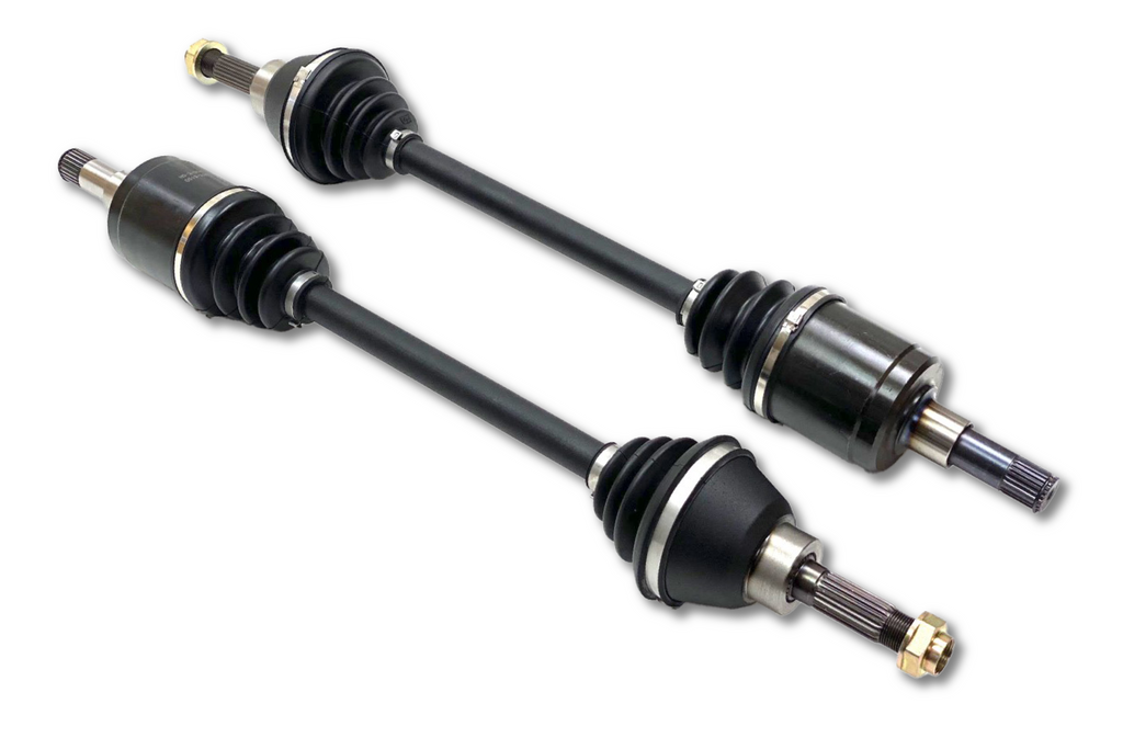 Drive Shaft Shop 1988-2000 Honda Civic/CRX or 94+ Acura Integra/RSX X4 Rear Axle Set for Wagon Differential AWD Conversion Swap (Pair)