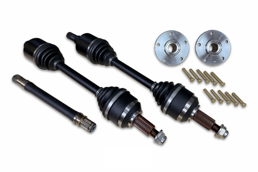 Drive Shaft Shop 1991-1999 SW20 Toyota MR2 with K-Series Pro-Elite Axle/Hub and Intermediate Bar Kit with 2pc 300M Outers