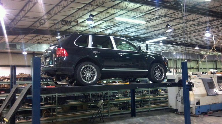 Drive Shaft Shop Porsche 2003-2008 Cayenne V8 1-Piece 3.25'' Carbon Fiber Dual CV Shaft (will fit all V8 models)