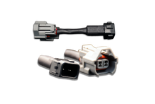 Load image into Gallery viewer, Set of 6 Denso (female) to Honda OBD2 (male) injector plug adaptors (padpdtoh6)