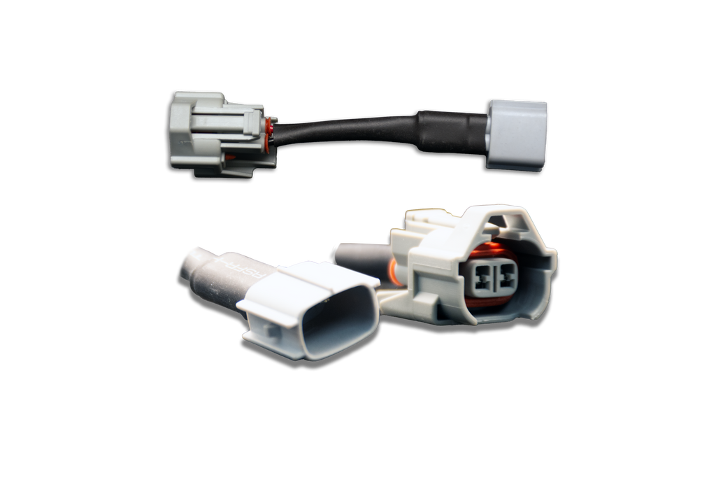 Set of 6 Denso (female) to Toyota (male) injector plug adaptors (padpdtot6)