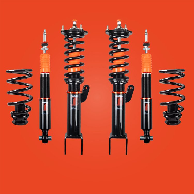 GP-1 DIGRESSIVE TESLA MODEL 3 RWD (18+) Coilovers - Riaction Performance Shocks