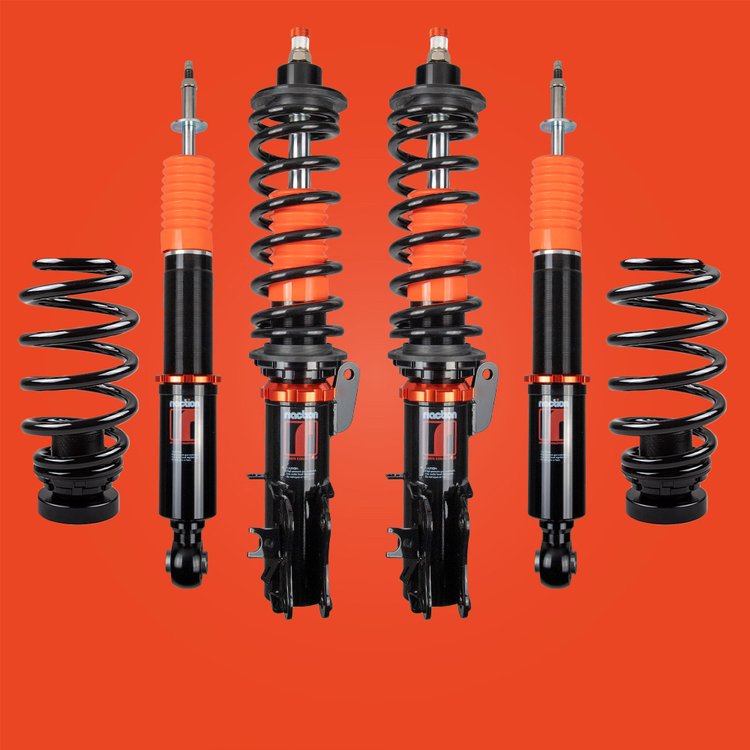 GP-1 DIGRESSIVE HONDA FIT GD 07-08 Coilovers - Riaction Performance Shocks