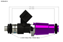 Load image into Gallery viewer, Injector Dynamics ID1050 Commodore VY / LS1. 14mm Adaptor Set of 8