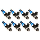 Injector Dynamics ID1300 SC400 / 1UZ-FE V8 Applications 11mm Blue Adaptor Tops Denso Lower Cushions Set of 8