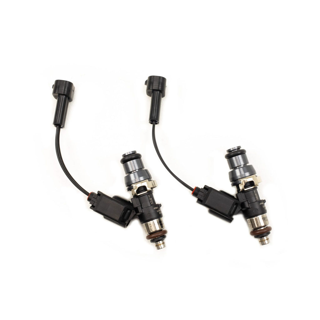 Injector Dynamics ID1750 2008 Can-Am Outlander ATV W/ 1000cc Engine 14mm Grey Adapter Tops Set of 2