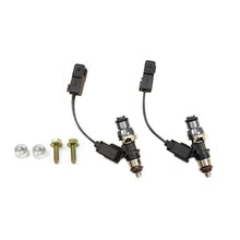 Load image into Gallery viewer, Injector Dynamics ID1750 All Polaris RZR Applications 14mm Grey Adapter Top OEM Rail Spacer Kit Set of 2 Includes Plug and Play Connectors