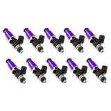 Injector Dynamics ID1750 Dodge SRT-10 8.3L 14mm Purple Set of 10