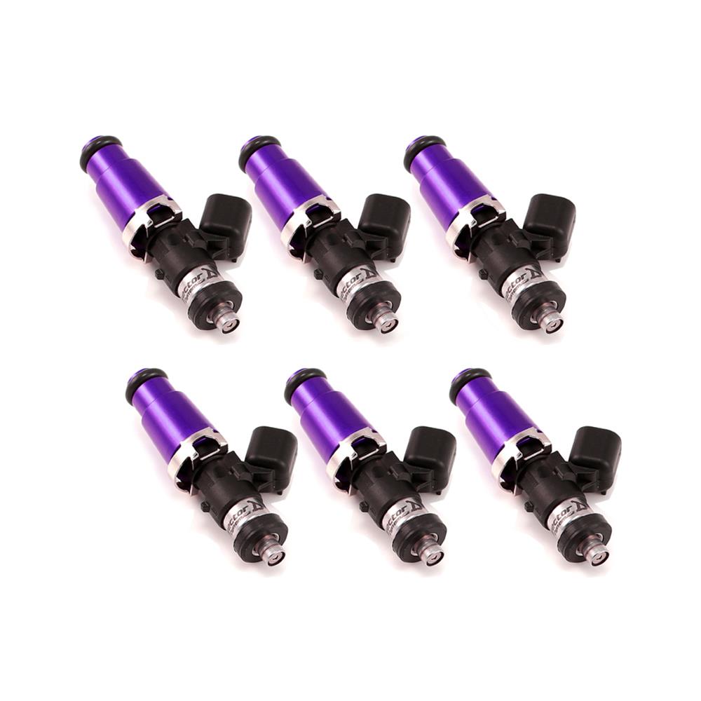 Injector Dynamics ID1750 R32 R33 R34 / RB26 14mm Purple Adaptor Tops Denso Lower Set of 6
