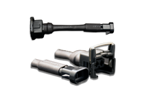 Load image into Gallery viewer, Set of 8 Jetronic/EV1 (female) to GM/Delphi (male) injector plug adaptors (padpjtogm8)