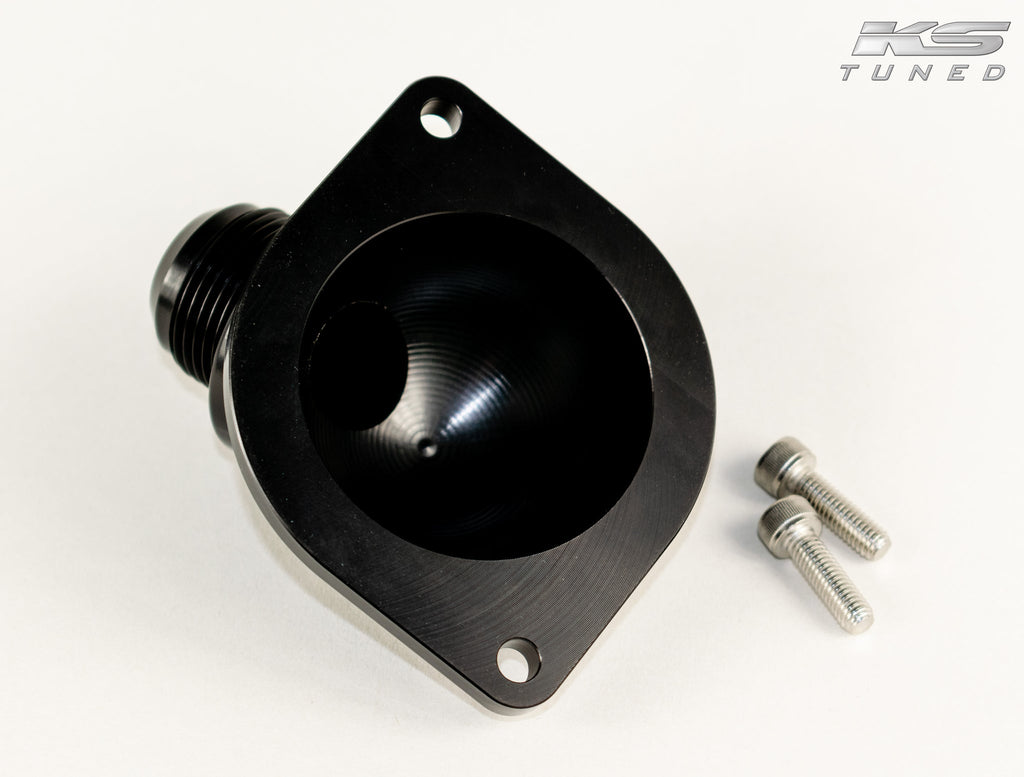 KS Tuned H22/F20B/H23 VTEC Billet Rear Water Neck -16AN - Image 3