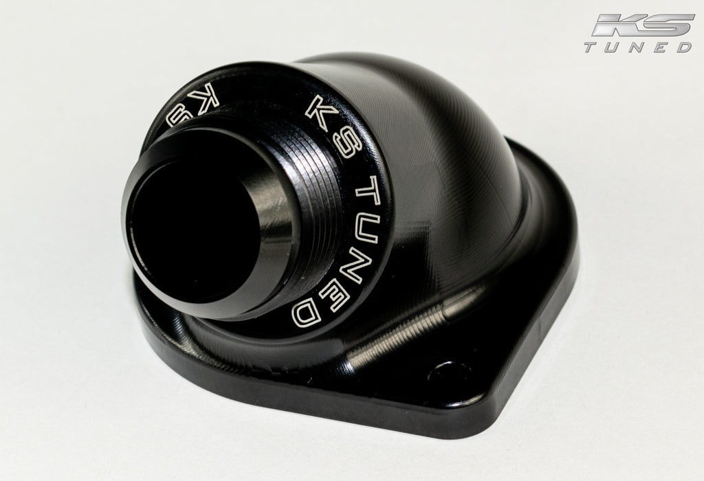 KS Tuned H22/F20B/H23 VTEC Billet Rear Water Neck -16AN - Image 2