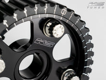 Load image into Gallery viewer, KS Tuned H22/F20B/H23 VTEC Cam Gears, Signature Black Anodized Finish