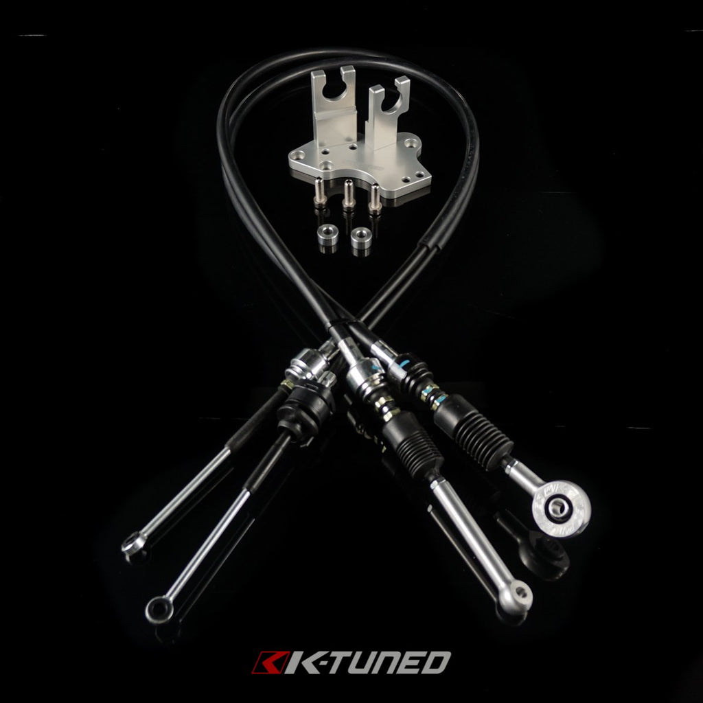K-Tuned H/F Series Race-Spec Shifter Cable/Bracket