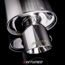 Load image into Gallery viewer, K-Tuned Universal Muffler - Polished / Short (Offset Inlet / Center Outlet)