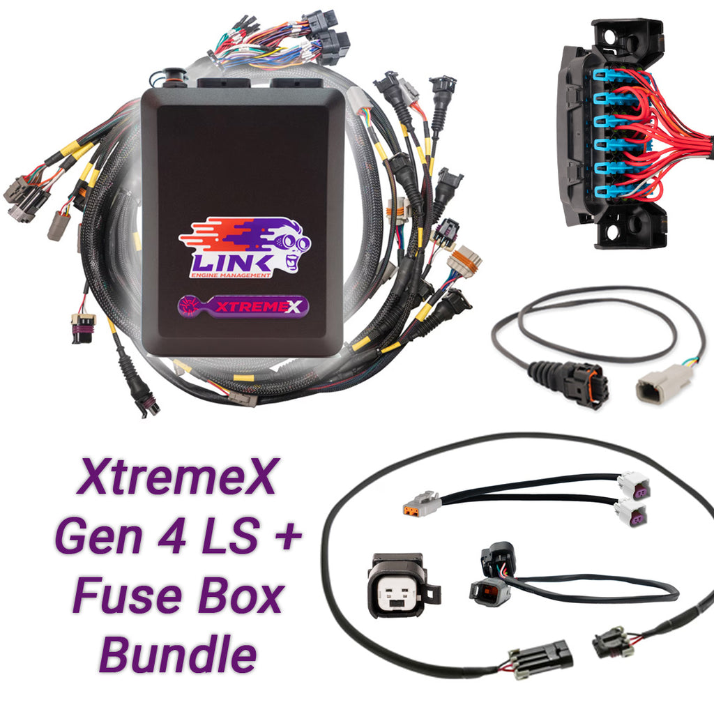 Link ECU Gen4 LS Drive-By-Wire & Fuse Box Bundle: G4X XtremeX ECU + LS Engine Harness bundle