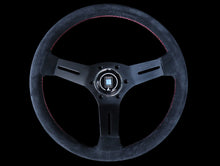 Load image into Gallery viewer, Nardi Competition 330mm Steering Wheel - Black Suede / Red Stitch