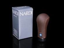 Load image into Gallery viewer, Nardi Prestige Brown Leather Shift Knob