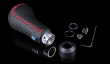 Load image into Gallery viewer, Nardi Prestige Line Perforated Leather w/Red Stitch Shift Knob
