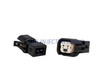 Set of 4 US Car/EV6 (female) to Jetronic/EV1 Adapter (male) injector plug adaptors (padputoj4)