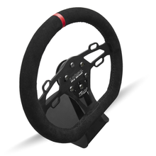 Load image into Gallery viewer, LOTSE PRO STREET COATED IN SUEDE / RED STRIPE Steering Wheel