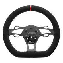 Load image into Gallery viewer, LOTSE PRO STREET COATED IN SUEDE / RED STRIPE Steering Wheel