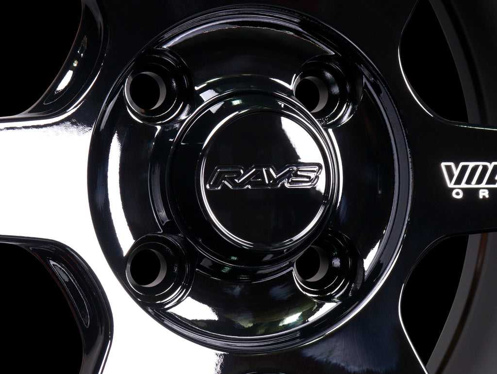 Rays High Type Center Cap - Gloss Black