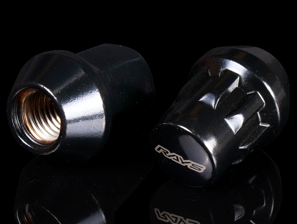 RAYS 17 Hex L31 Lugnut And Lock Set 6H - Black
