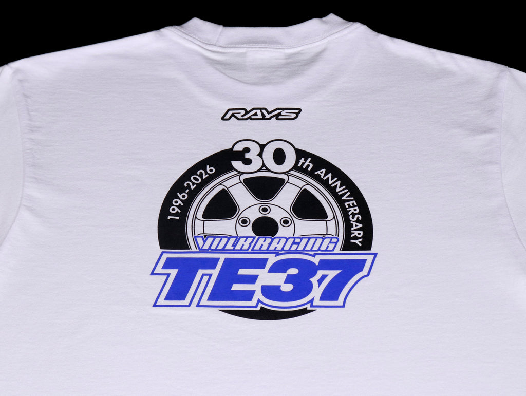 Volk Racing TE37 30th Anniversary Logo Shirt - White