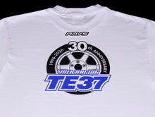 Load image into Gallery viewer, Volk Racing TE37 30th Anniversary Logo Shirt - White