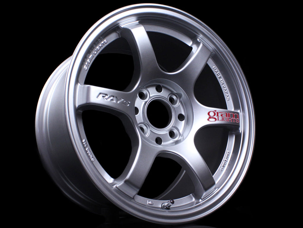 Rays Gram Lights 57DR Wheels - Sunlight Silver 15x8 / 4x100 / +35