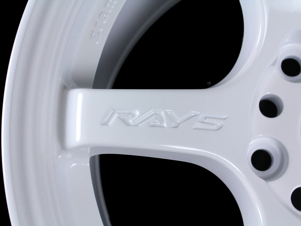 Rays Gram Lights 57DR Wheels - White 15x8 / 5x114 / +35