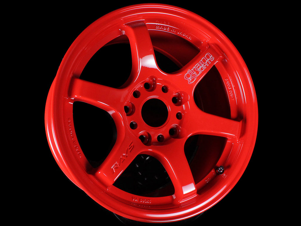 Rays Gram Lights 57DR Wheels - Red 15x8 / 5x114 / +35