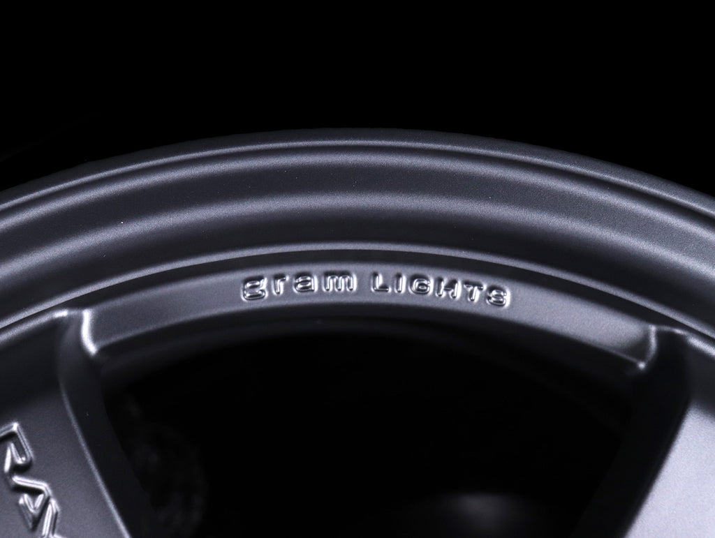 Rays Gram Lights 57DR Wheels - Gun Blue 15x8 / 4x100 / +35