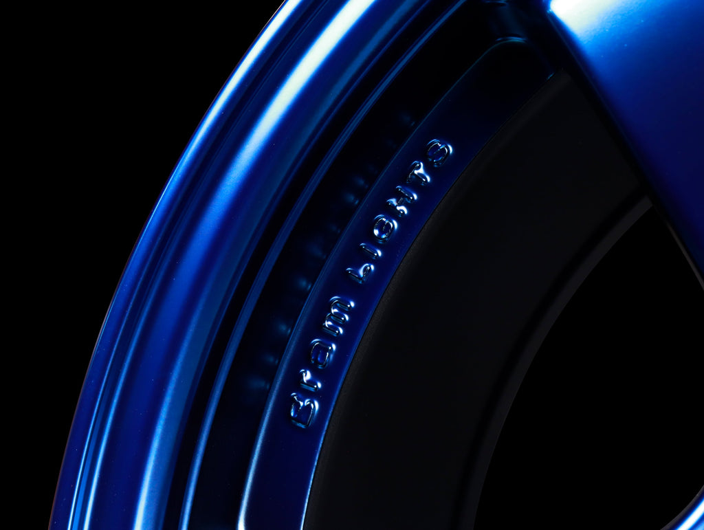 Rays Gram Lights 57DR Wheels - Spatta Blue 15x8 / 4x100