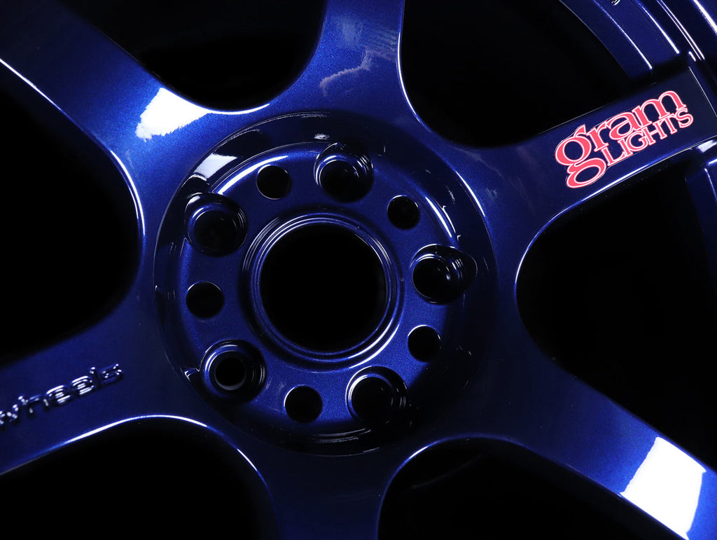 Rays Gram Lights 57DR Wheels - Eternal Blue Pearl 18x9.5 / 5x114 / +22