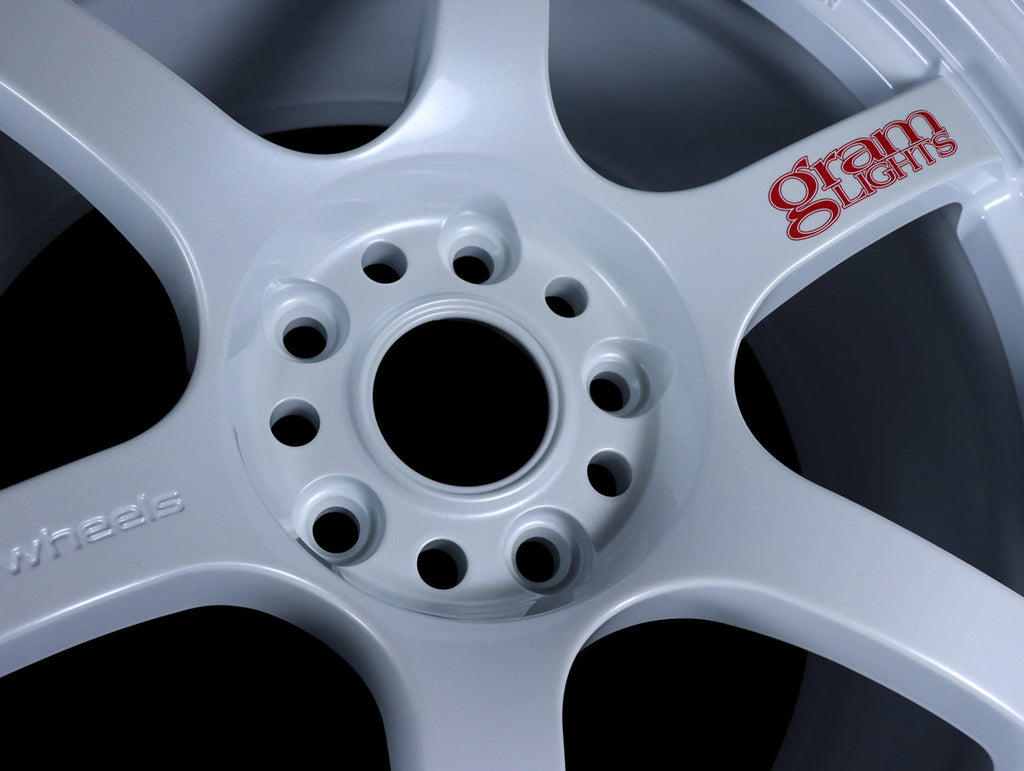 Rays Gram Lights 57DR Wheels - Ceramic Pearl 18x9.5 / 5x114 / +38