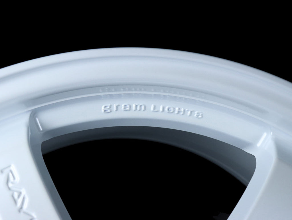 Rays Gram Lights 57DR Wheels - Ceramic Pearl 18x9.5 / 5x114 / +38