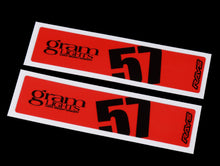 Load image into Gallery viewer, Rays Gram Lights 57DR/CR Spoke Sticker Set (2 Pieces / Red)