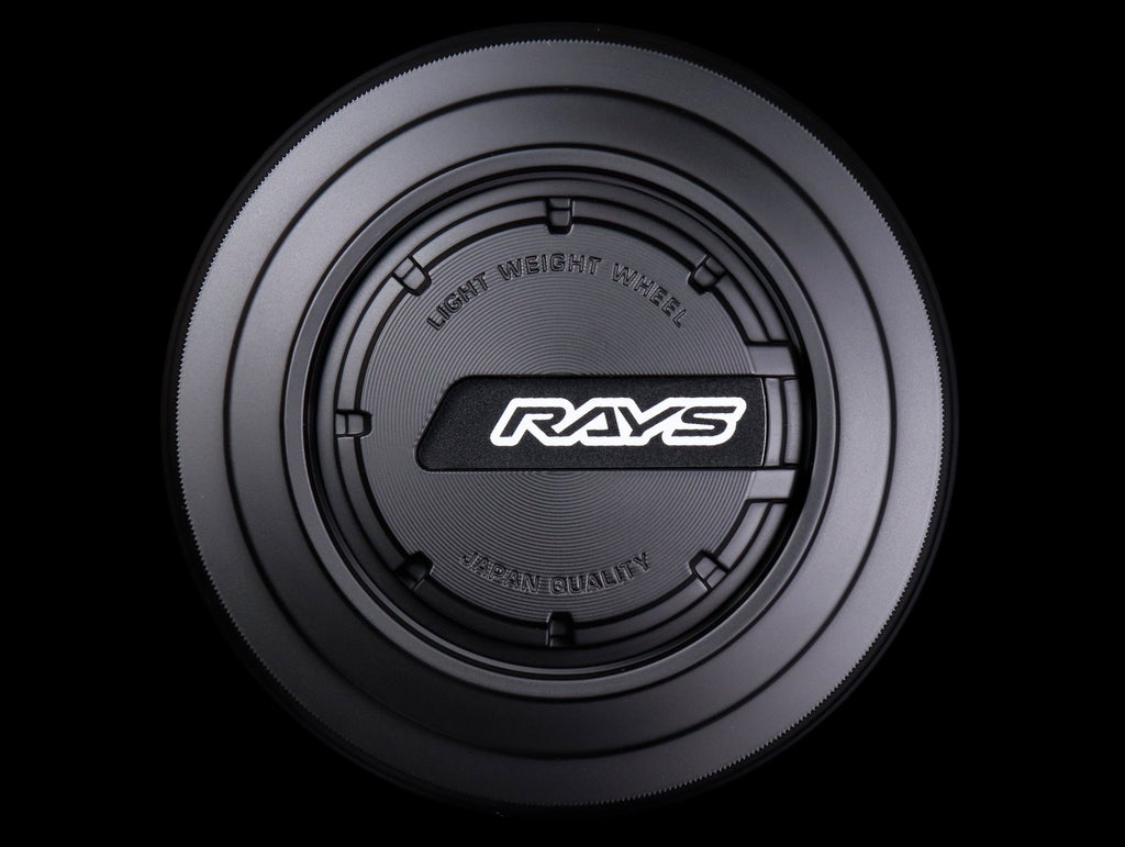 Rays LPS Center Cap - Matte Black / Matte Black