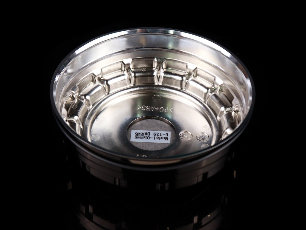 Rays Volk Racing 6H Large PCD Center Cap - Black Chrome