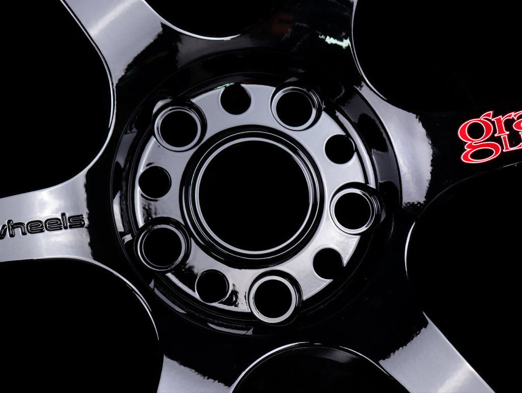 Rays Gram Lights 57DR Wheels - Gloss Black 17x9 / 5x114.3 / +38