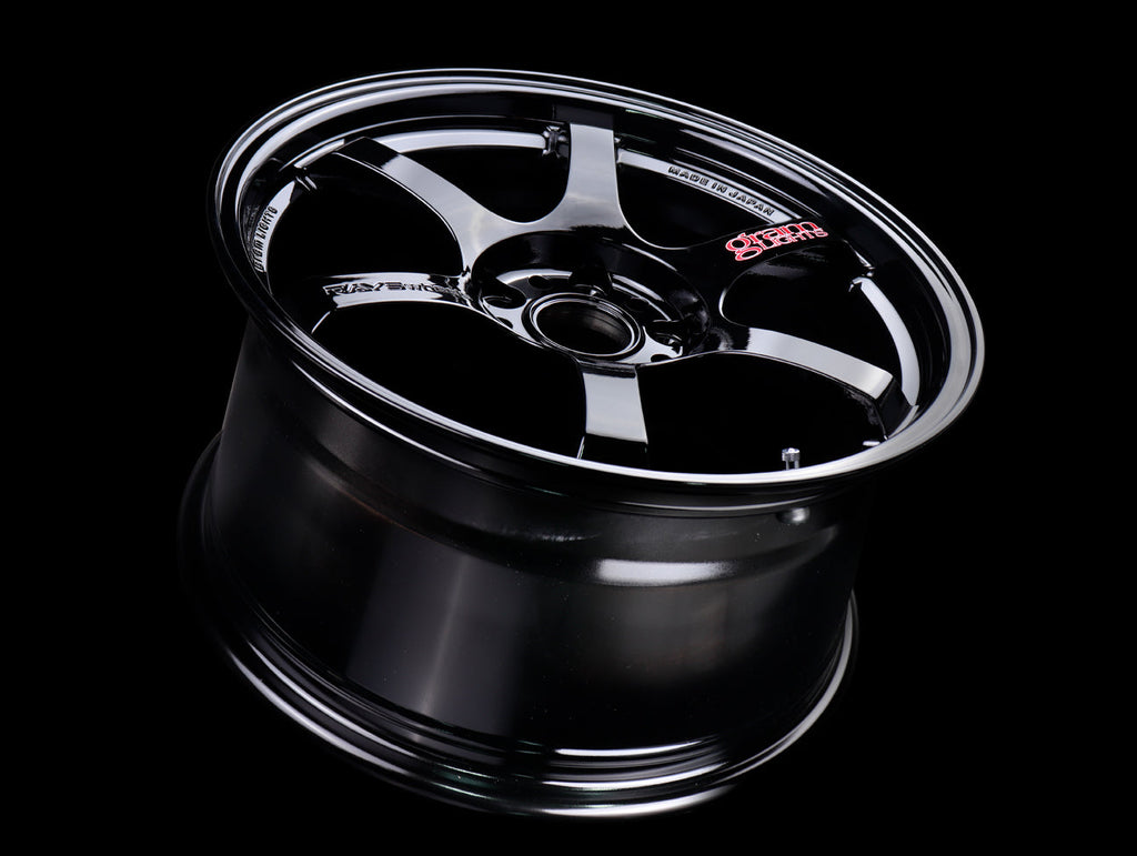 Rays Gram Lights 57DR Wheels - Gloss Black 17x9 / 5x114.3 / +38