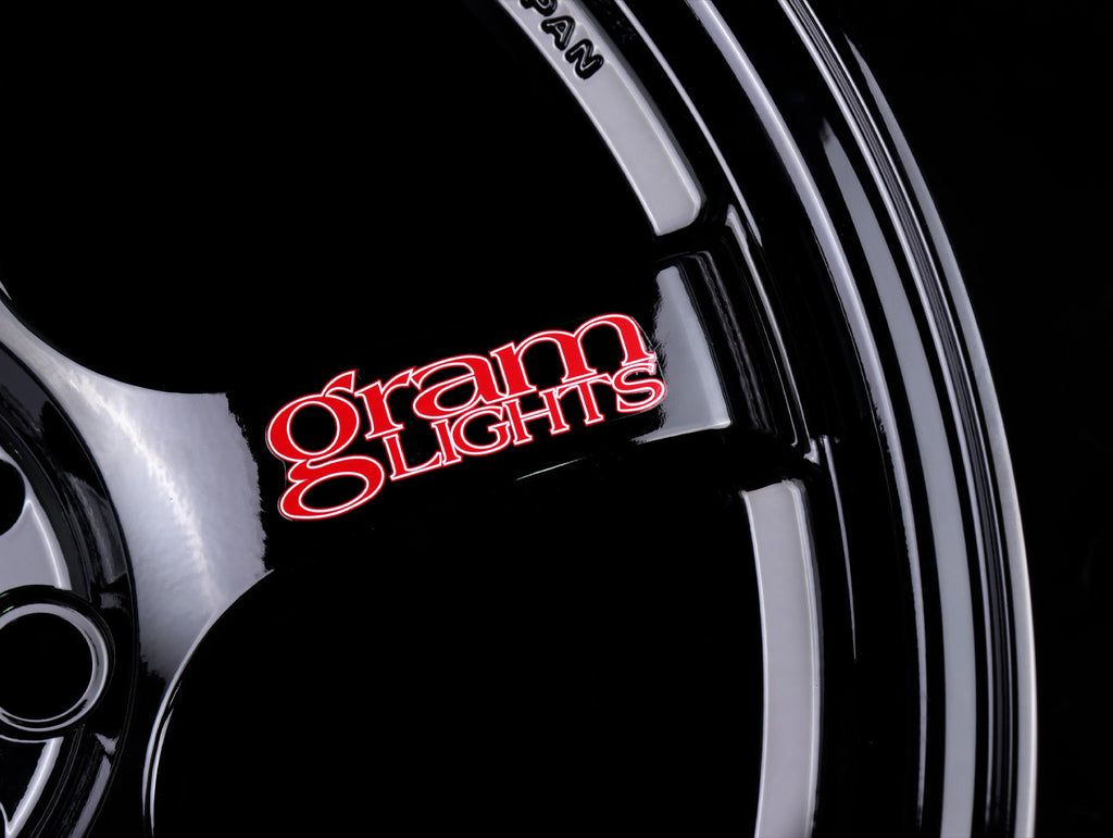 Rays Gram Lights 57DR Wheels - Gloss Black 17x9 / 5x114.3 / +38