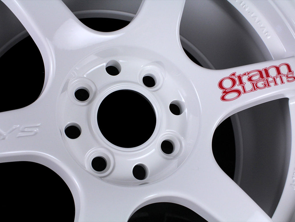 Rays Gram Lights 57DR Wheels - White 15x8 / 4x100