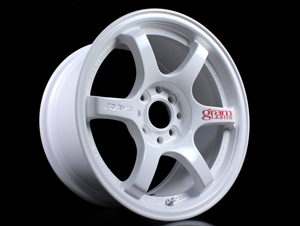 Rays Gram Lights 57DR Wheels - White 15x8 / 4x100