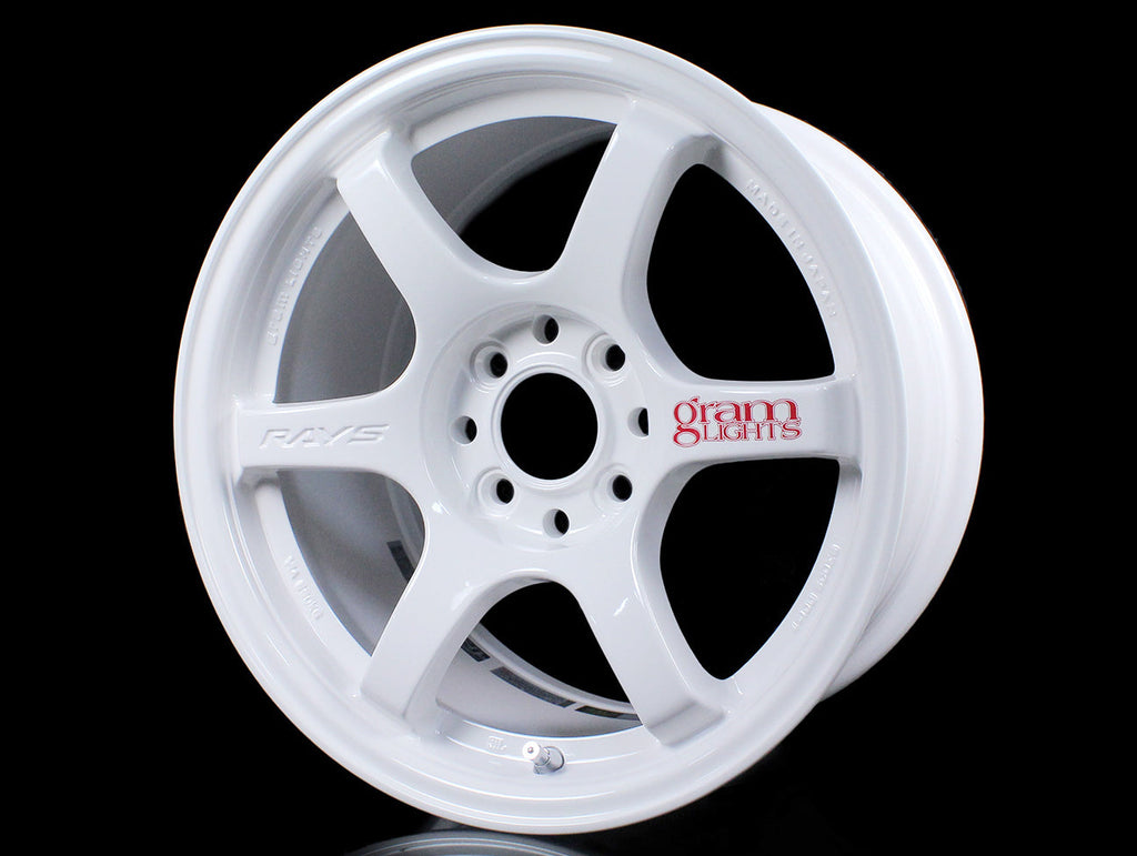 Rays Gram Lights 57DR Wheels - White 15x8 / 4x100