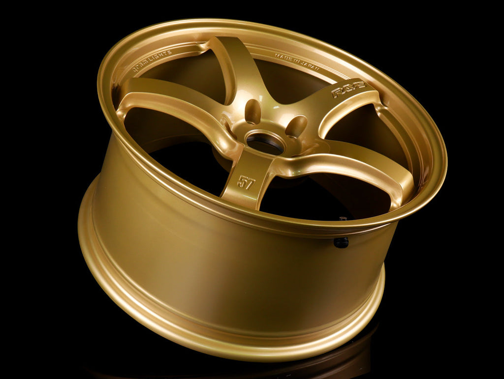 Rays Gram Lights 57CR Wheels - Gold 19x9.5 / 5x120 / +35
