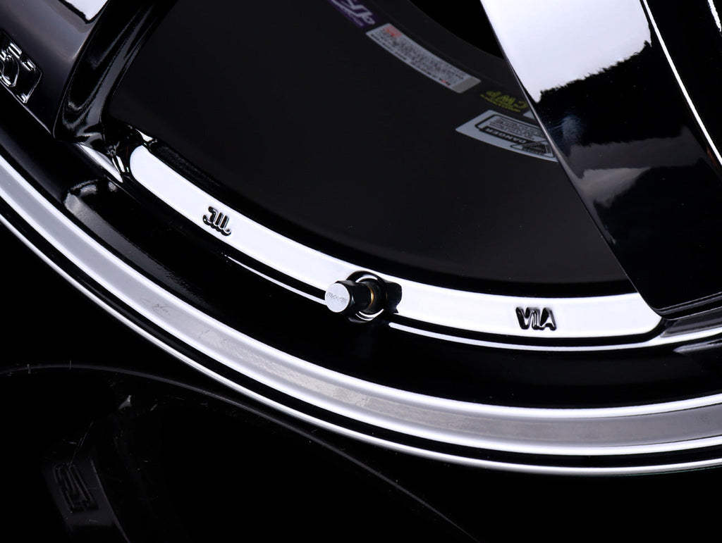 Rays Gram Lights 57CR Wheels - Glossy Black 19x9.5 / 5x120 / +35