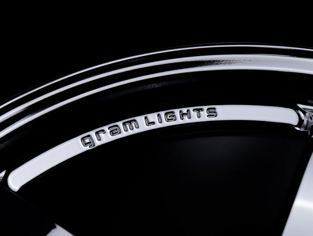 Rays Gram Lights 57CR Wheels - Glossy Black 19x9.5 / 5x120 / +35